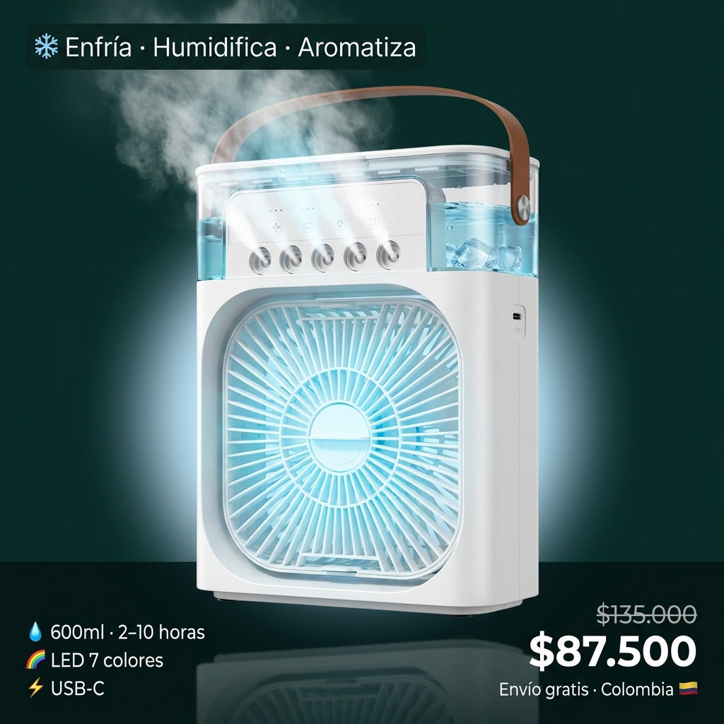 BrisaPro - Refresca y Humidifica Tu Espacio Personal