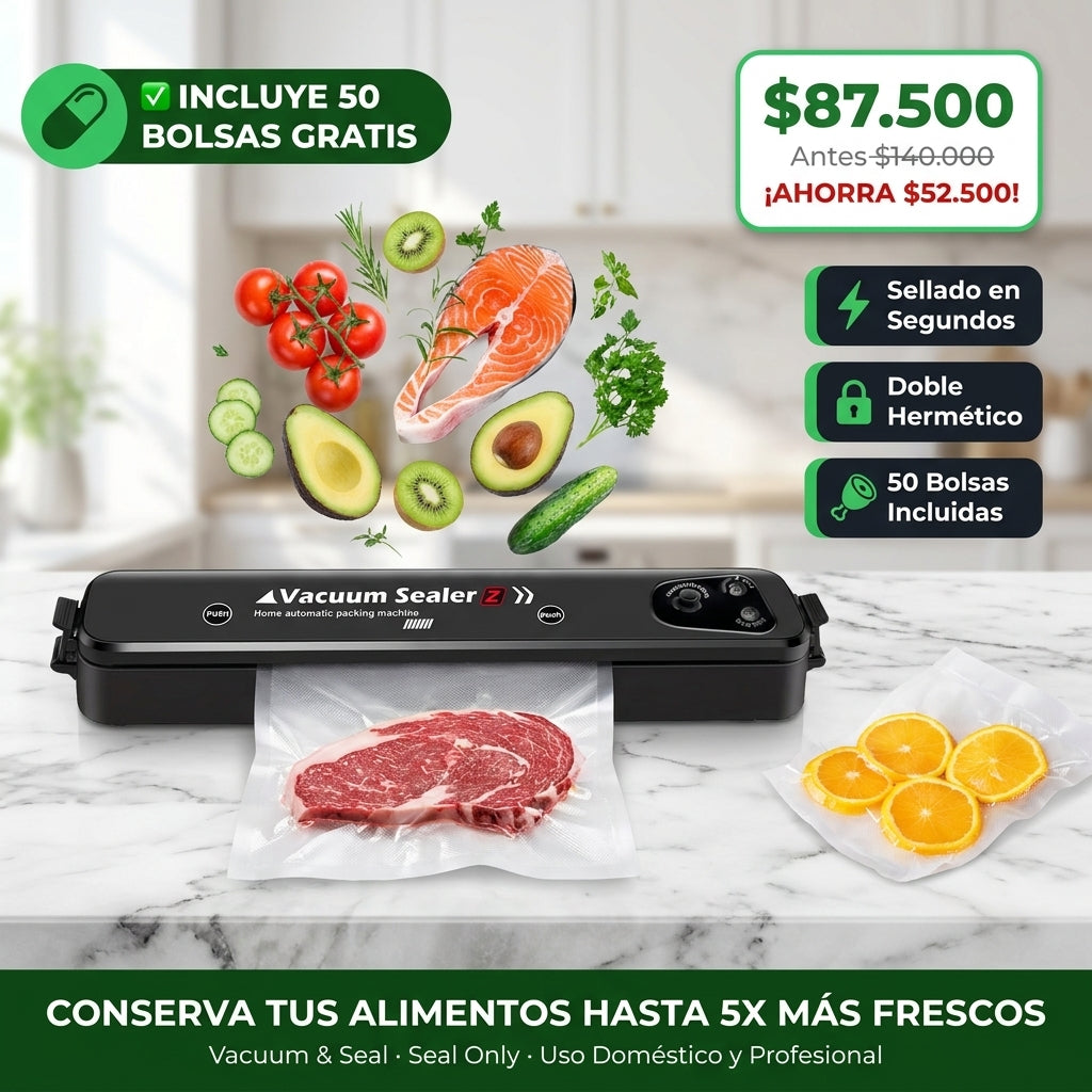 FreshVac - Sella, Conserva y Ahorra
