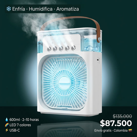 BrisaPro - Refresca y Humidifica Tu Espacio Personal