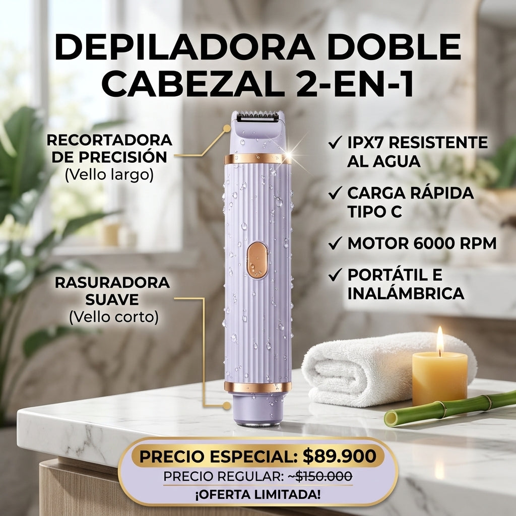 SoftSilk - Depilación Doble y Sin Dolor