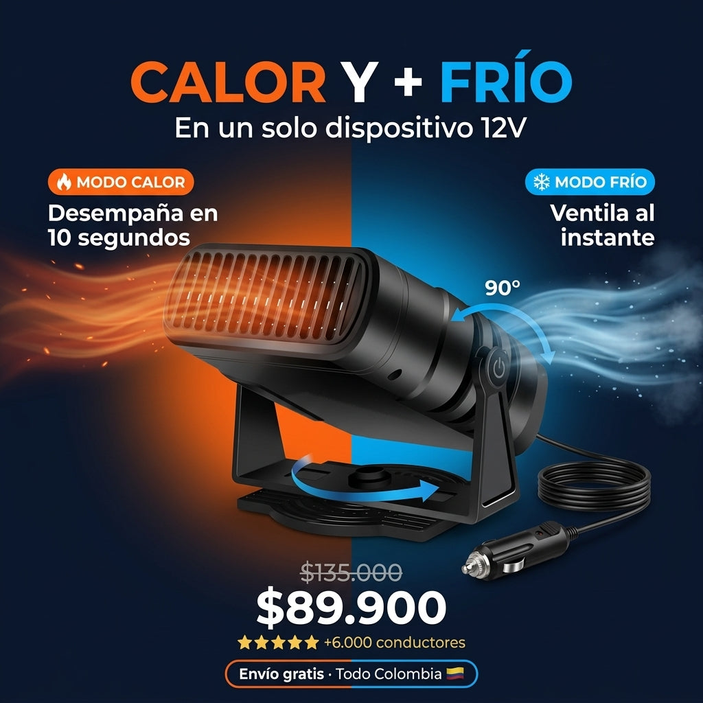 AeroWarm - Visión Clara y Clima Perfecto en Tu Carro