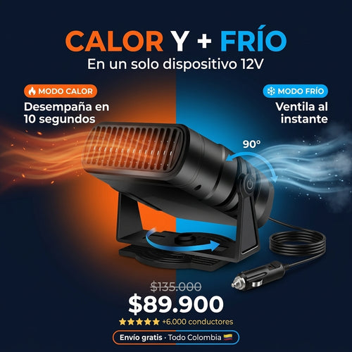 AeroWarm - Visión Clara y Clima Perfecto en Tu Carro