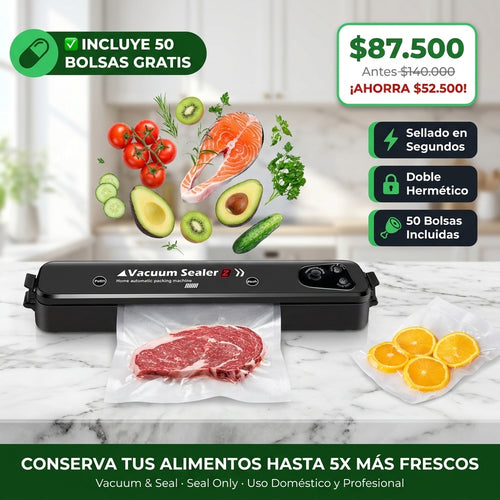 FreshVac - Sella, Conserva y Ahorra