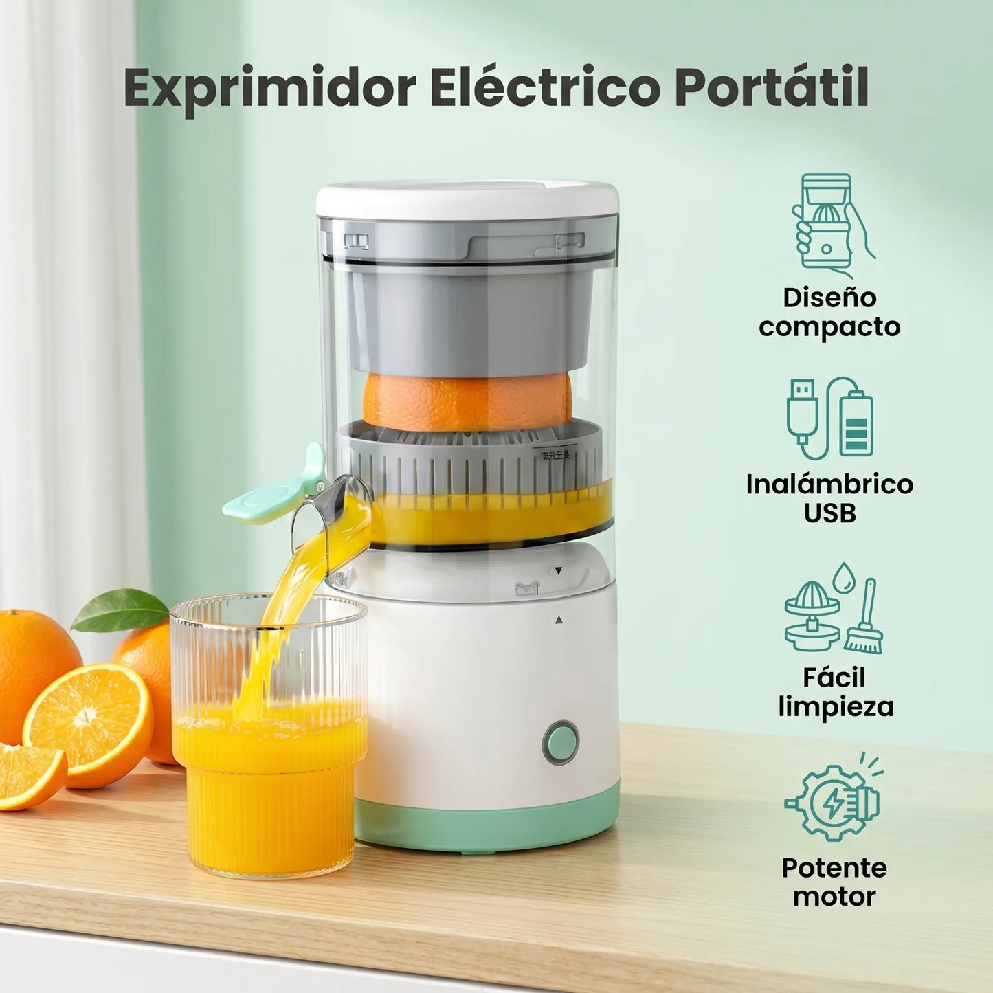 JuiceGo Pro | Exprimidor Electrico Portatil