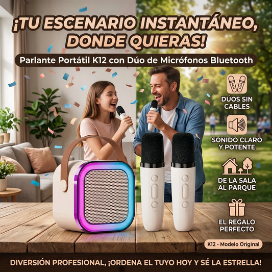 Mini Karaoke Pro - 2 MIC | Edición Dúo