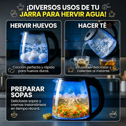AquaPronto Pro 1.8L | Jarra Para Hervir Agua