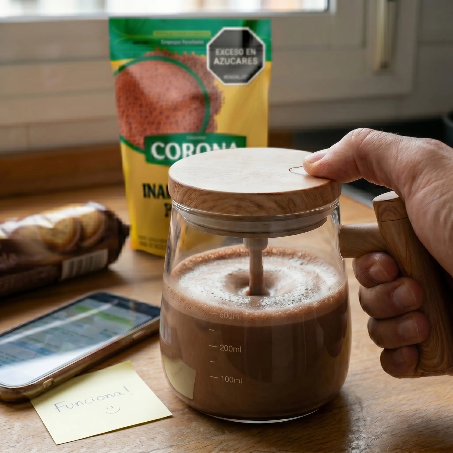 MixMaster™ Pro | Taza Mezcladora Automatica